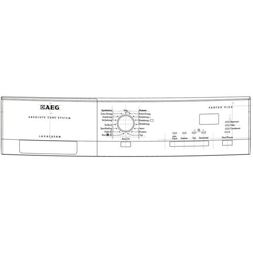 AEG controlepaneel, greeplijst, AEG 140018694012