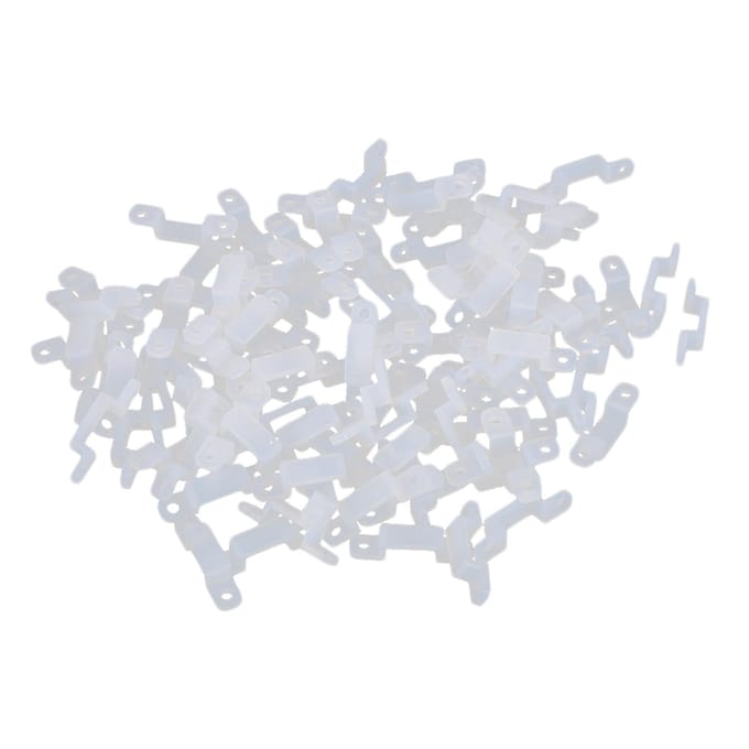 12mm Siliconen Houder Clip Voor Bevestiging 3528 5050 1210 RGB LED Strip Licht 100 stuks