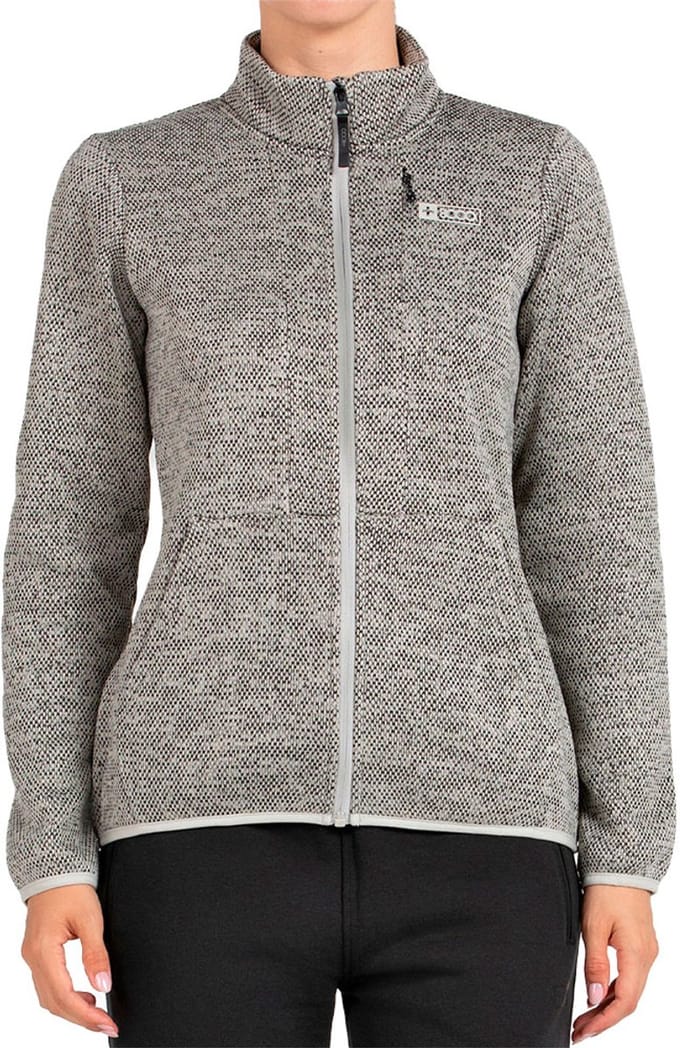 +8000 Sanfair Fleece Met Volledige Rits Grijs L Vrouw