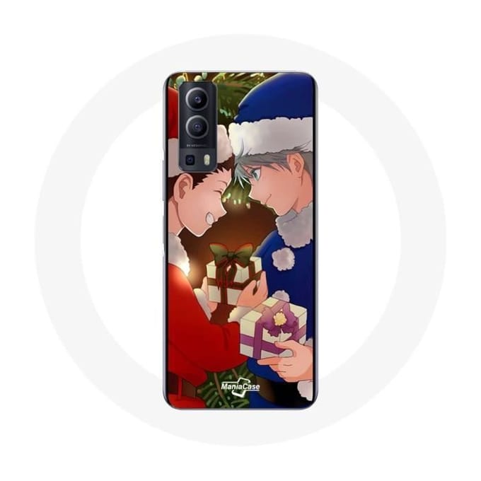 Coque de protection - Maniacase - Vivo Y72 - Design anime - Souple - Noir