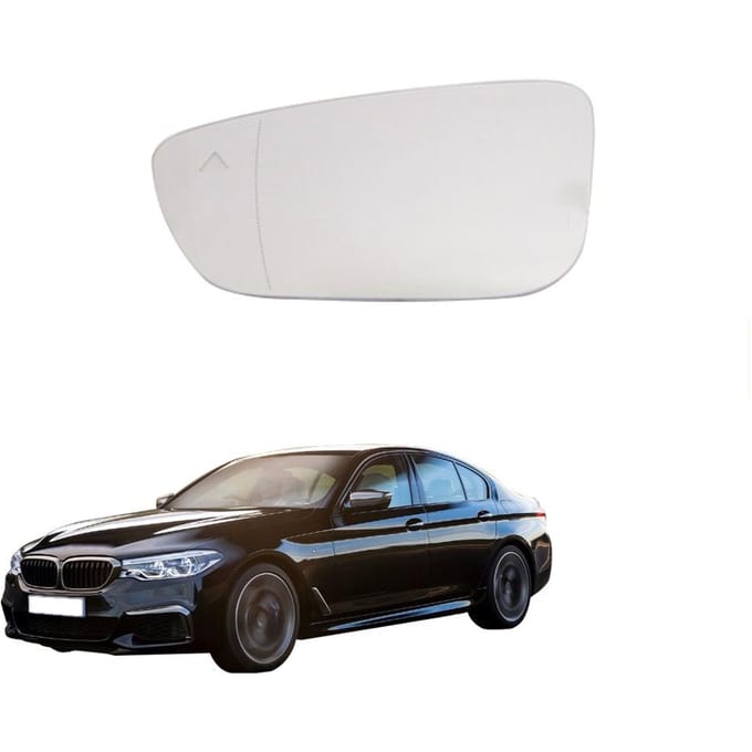 Linkerspiegelglas voor BMW 5 7 8-serie 2016-2022 white