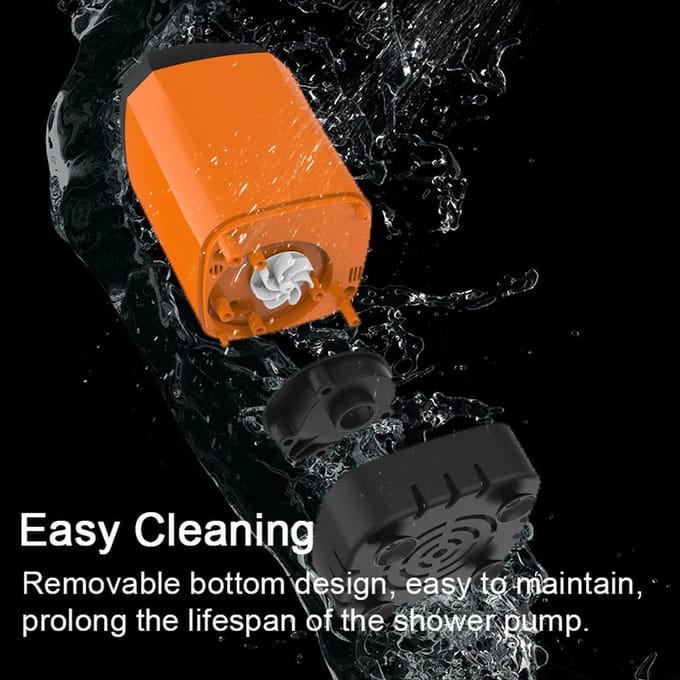 Draagbare Douche voor Kamperen Elektrische Douchepomp IPX7 Waterdicht voor Kamperen Wandelen Backpacken Camper Basic Three-Mode 4800mAh blauw