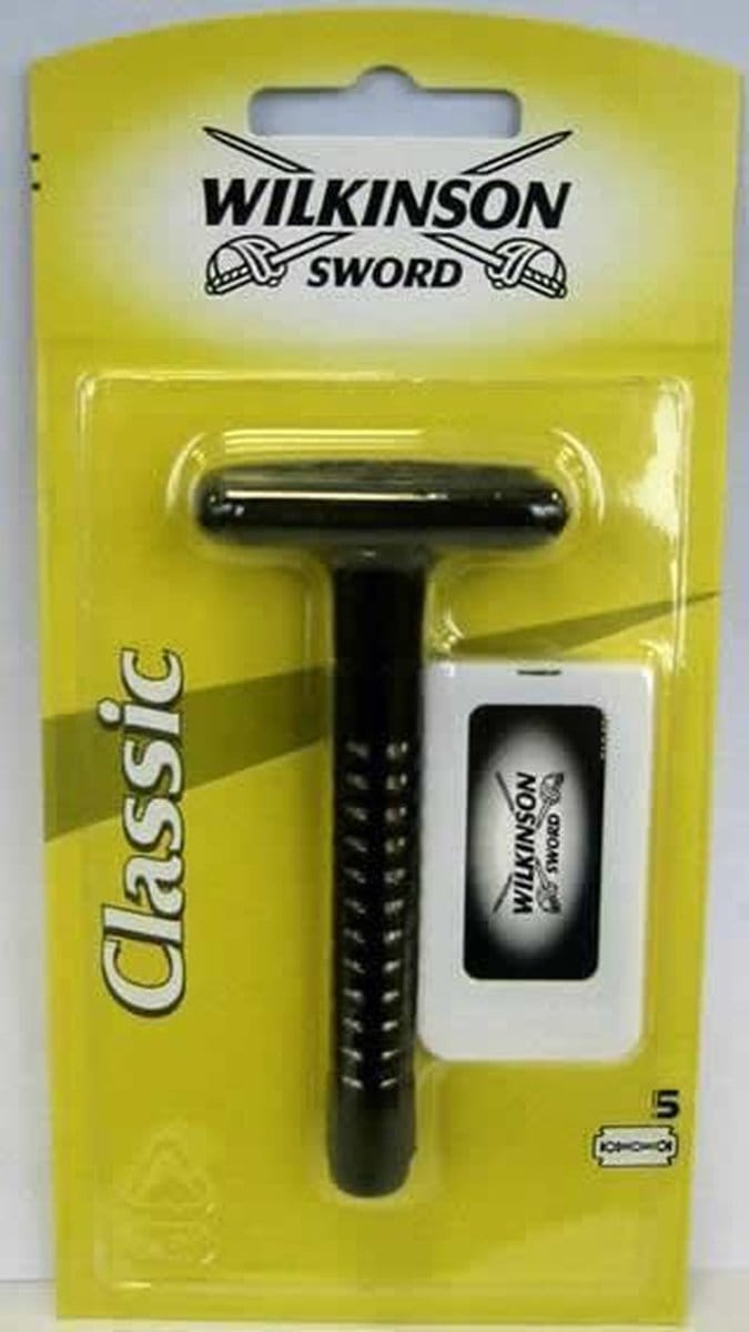 Wilkinson Sword Classic Double-Edge Veiligheidsscheermes Met 5 Scheermesjes