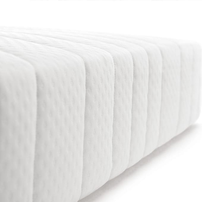 Matras - 90x200 - 7 zones - koudschuim - premium plus tijk - 15 cm hoog - Stevig
