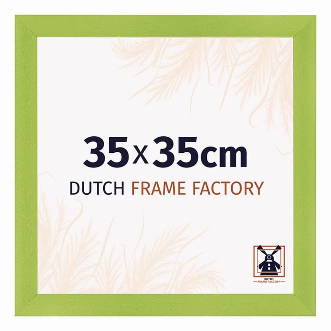 Fotolijst 35x35 cm - MDF - Groen - Praag