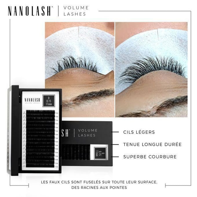 Nanolash Volume Lashes 0.05 C Mix 6-13 mm 1 st