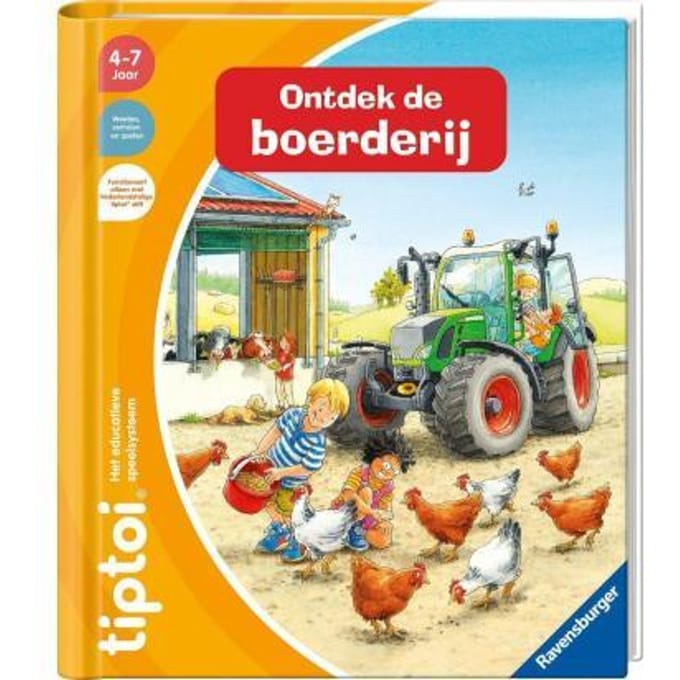 Ravensburger Tiptoi Ontdek de boerderij Leerzame spellen Voertuigen