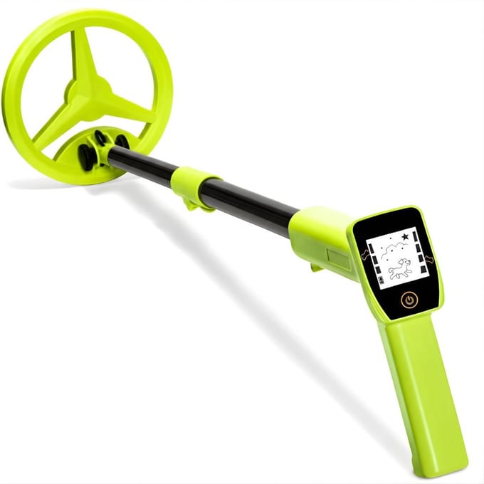 DnA® Metaaldetector - Metaaldetector Voor Kinderen - Metaaldetector Kind - Lichtgroen - 17cm x 17cm x 60cm