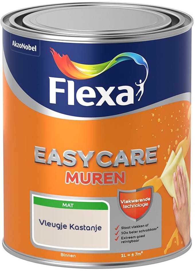 Flexa - Easycare Muren - Vleugje Kastanje - Mengverf - 1 L