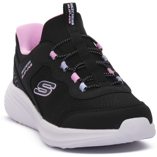 Skechers Bounder Pro Slip-ins meisjes sneakers zwart
