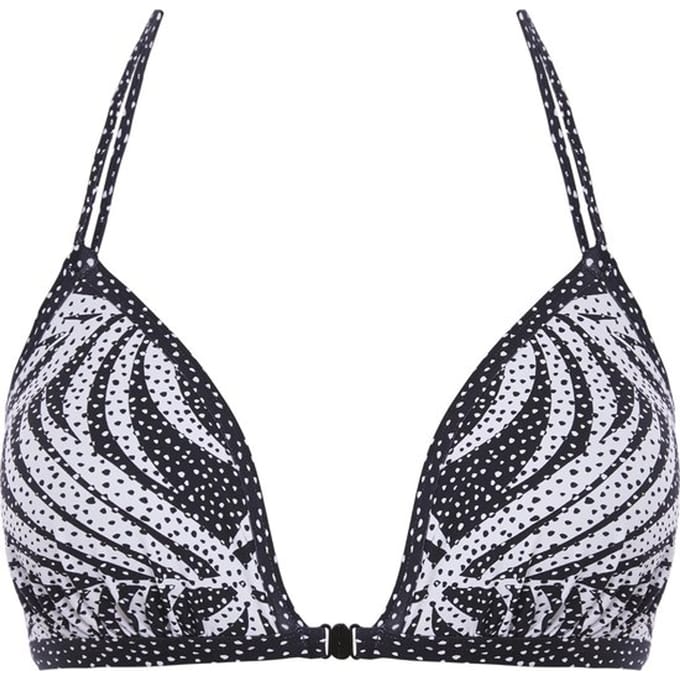 Freya - Maat 75D - GEMINI PALM Non Wired Triangle Bikini Top - MONOCHROME - Vrouwen