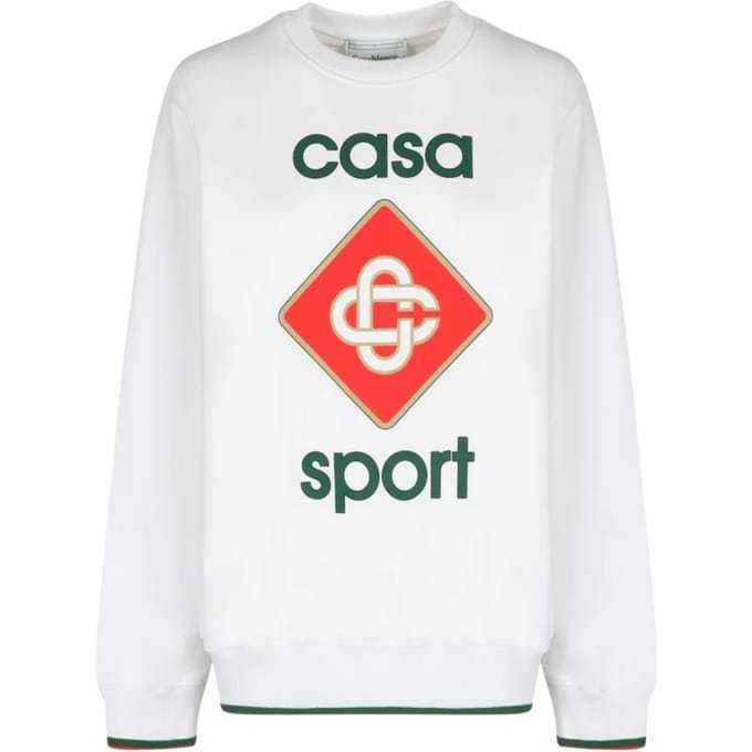 Casablanca Bold Casa Sport Logo Witte Sweatshirt