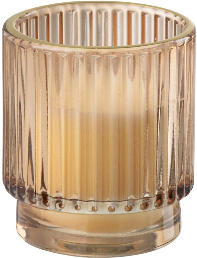 J-Line geurkaars Nordic Vetiver - lichtbruin - small - 19U