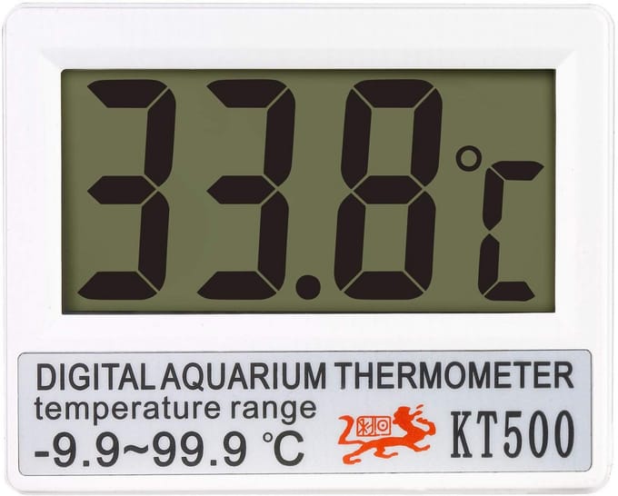 Digitale Draadloze Binnenthermometer voor Aquarium en Terrarium met Groot LCD-Scherm