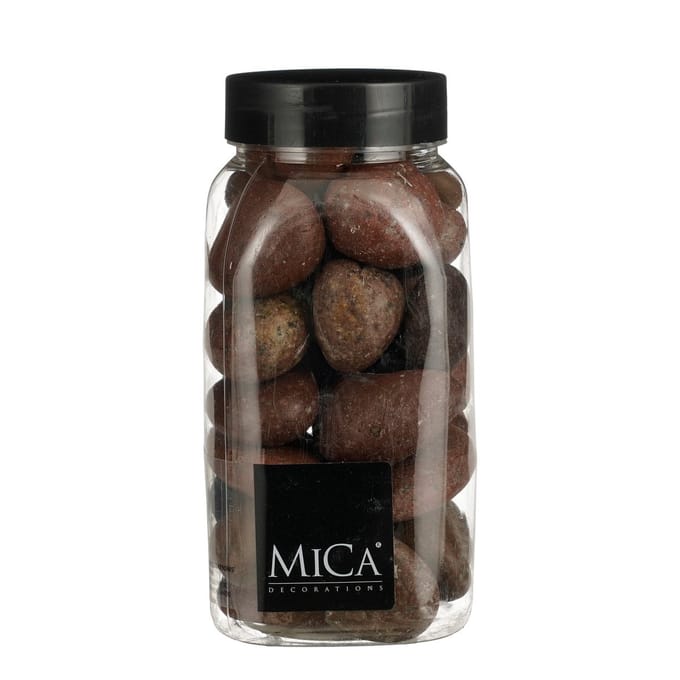 Mica Decorations Decoratie Stenen - 650 ml - Bruin