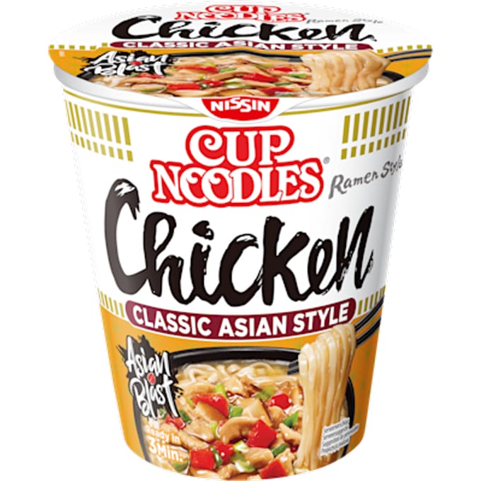 Noodles Nissin tasty chicken cup