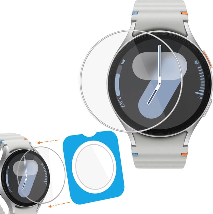 Screenprotector Geschikt voor Samsung Galaxy Watch 5/6/7 44mm - Gehard Glas Screenprotector - Installatie Tool