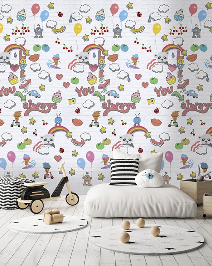INGK Behang - Kids - Abby & Bryan - Graffiti Baby