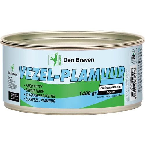 Den Braven Zwaluw Vezel-plamuur 1400 gram (Staalplamuur)
