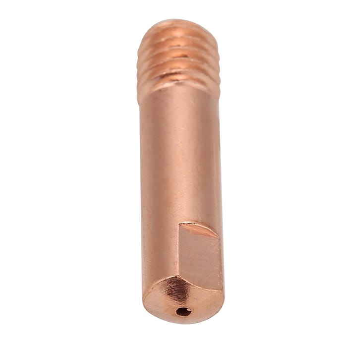 20 stuks Koperen Contacttip voor 15AK MIG MAG Lasbrander Verbruiksartikelen (0,8 mm) wit