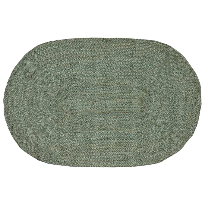 vidaXL - Vloerkleden - Olijfgroen - 100 - x - 152 - cm - Jute