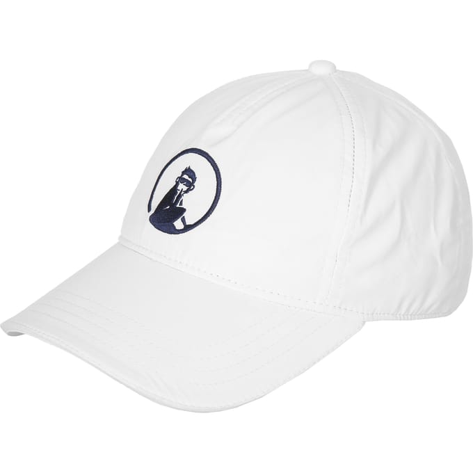Quiet Please Court Cap Kinderen-Wit,Donkerblauw
