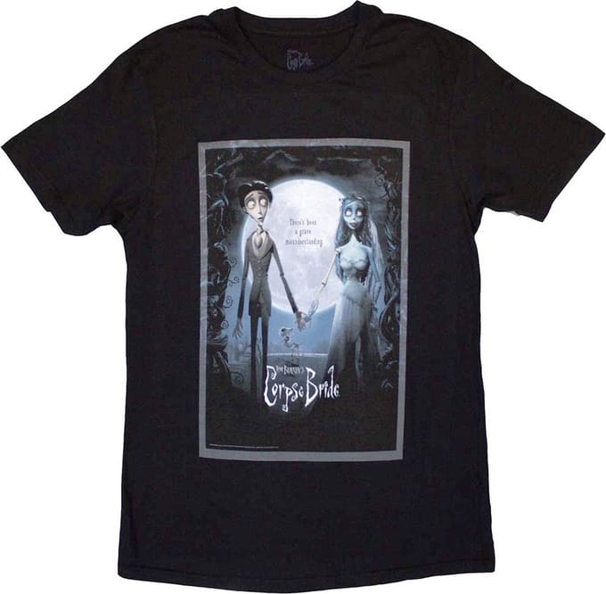 Corpse Bride - Movie Poster Heren T-shirt - S - Zwart
