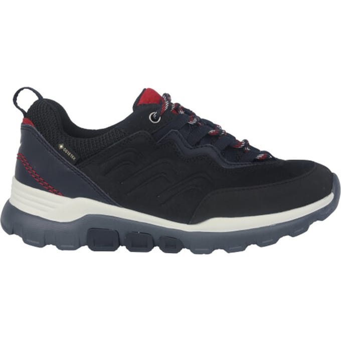 Gabor rollingsoft sensitive 96.927.46 - dames rollende wandelsneaker - Blauw - waterdicht - maat 37 (EU) 4 (UK)