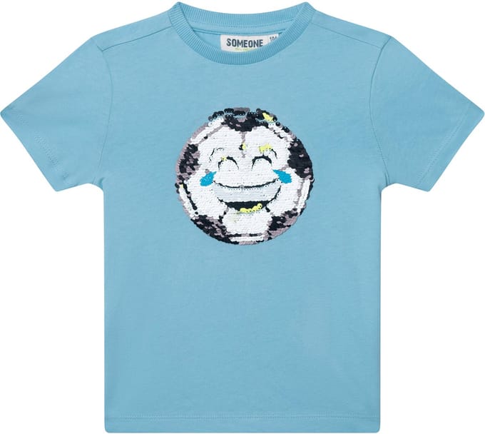 Someone DIRK-SB-02-L Jongens T-shirt - LIGHT BLUE