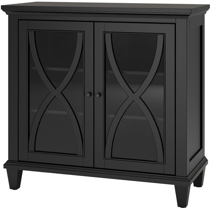 Ellington-Kast - 2-deurs - Zwart MDF