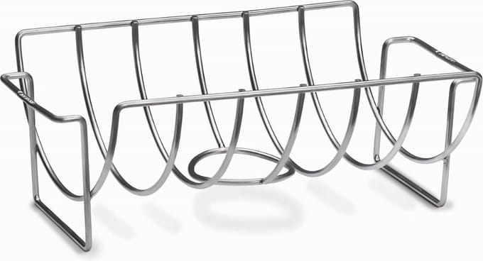 RVS sparerib- en braadstukhouder