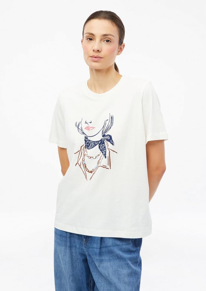 relaxed fit T-shirt van puur katoen