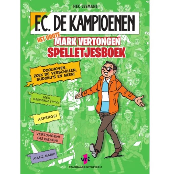 Het Grote Mark Vertongen Spelletjesboek - F.C. De Kampioenen - Hec Leemans
