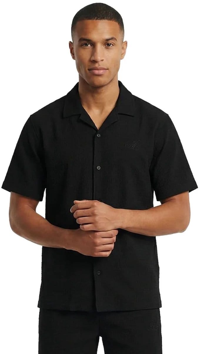 Malelions Men Emblem Seersucker Shirt