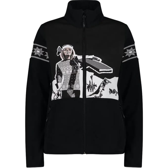 Fleece met volledige rits voor dames CMP