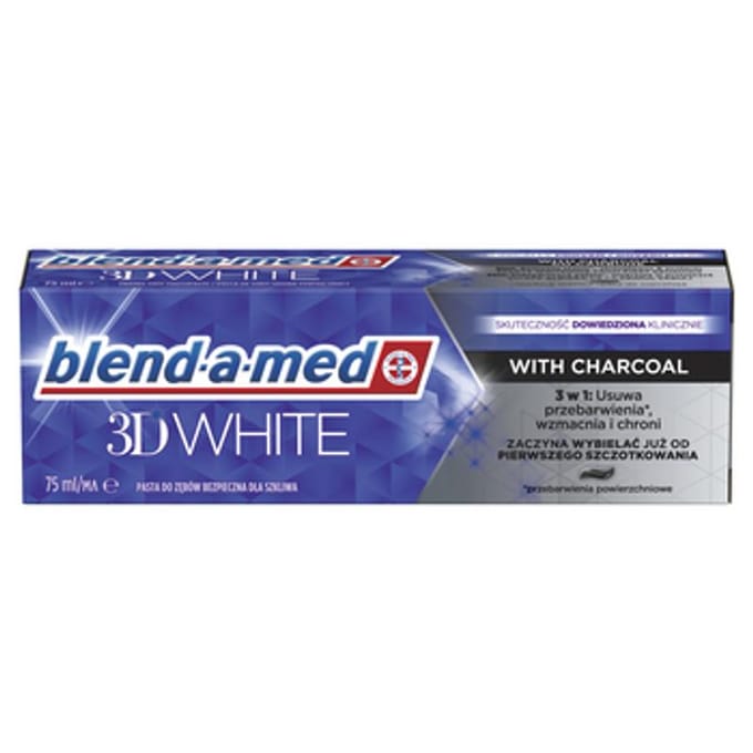 Blend-A-Med 3D White Charbon Dentifrice Blanchissant 75 ml