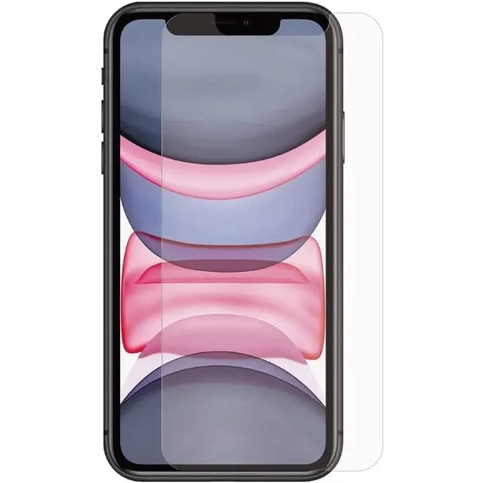 Myway, Schermbeschermer Geschikt voor Apple iPhone XR / 11 Plaat Antikras, Transparant