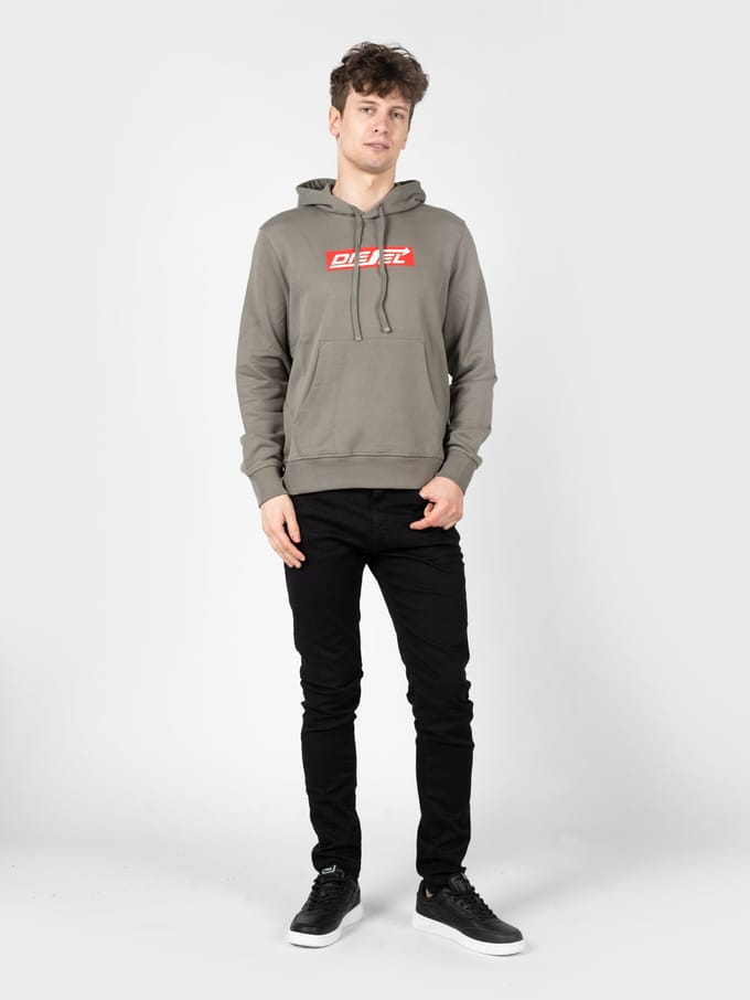 Diesel blouse S-Ginn Mannen Grijs