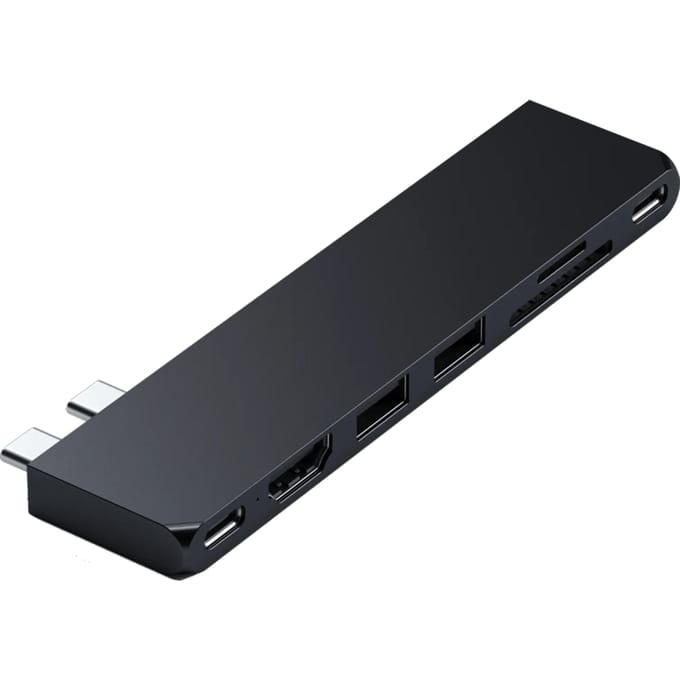 Satechi USB-C Pro Hub Slim Adapter - Midnight Black
