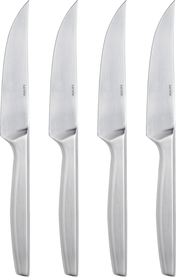 Gense Steak knife Norm 4 pcs. Mat staal