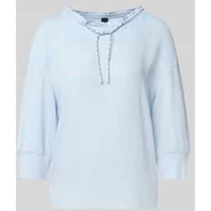 Shirt met lange mouwen met tunnelkoord