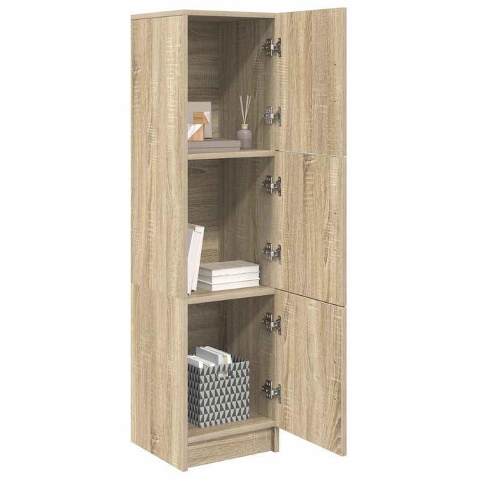 vidaXL - Highboard - Sonoma - Eik - 31.5 - x - 32 - x - 122.5 - cm
