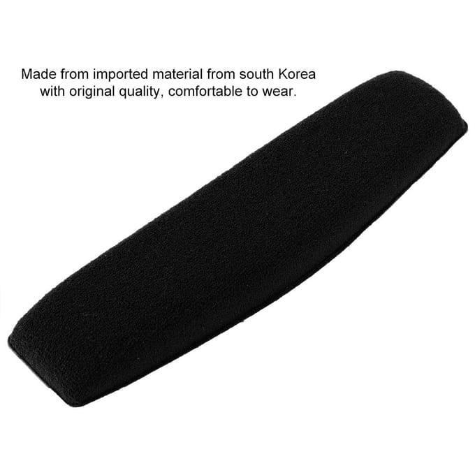 Vervangende Hoofdband Hoofdbalk Kussen Pad voor Sennheiser HD598(Flanelkatoen Zwart) black