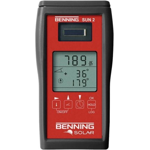 Benning SUN 2 Fotovoltaïsche multimeter Digitaal Datalogger