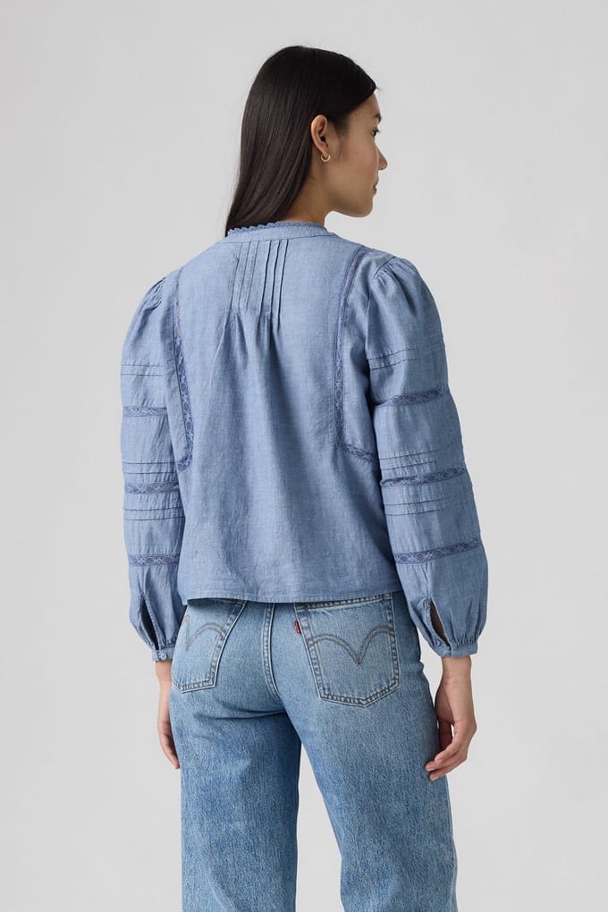 Levi's Mandy Ls Blouse Favorite Subject Größe: XS | Blusen Outlet | Damen