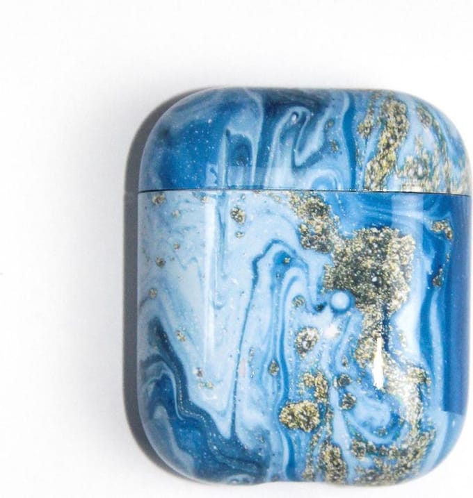 Golden Ocean Marmer - AirPods Case - AirPods 1 en 2