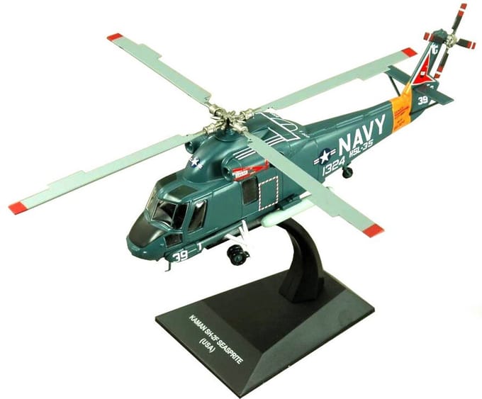 Atlas Kaman Sh-2F - Modelauto - Schaal 1:72 - Grijs