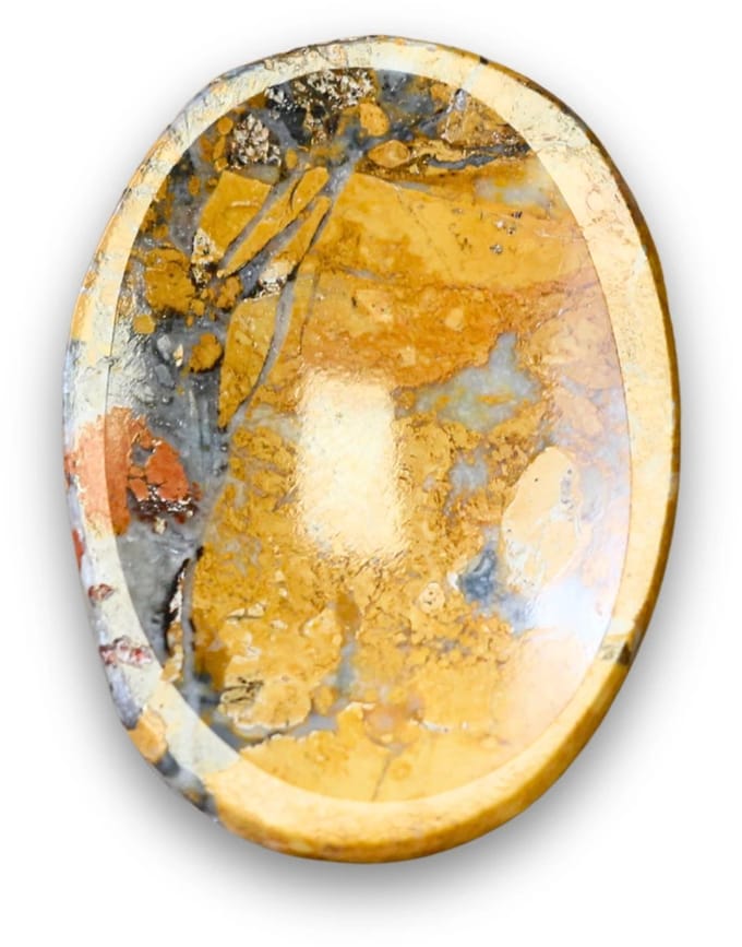 Duimsteen Jaspis Maligano klein (ca. 4cm)