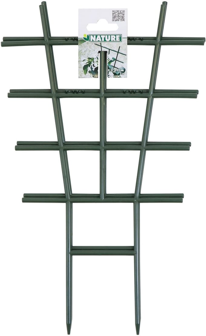 Nature Kamerplantenrekjes Groen 37x23cm 2 Stuks
