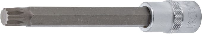 BGS Dopsleutelbit - lengte 140 mm - 1/2 - veeltand (voor XZN) M12